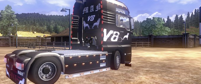 Skins MAN TGX V8 Eurotruck Simulator mod