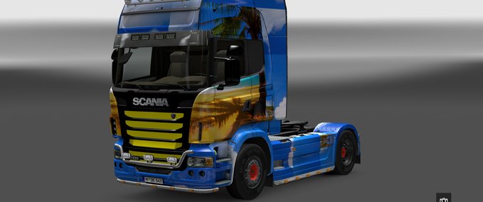 Skins Insel Skin Scania Eurotruck Simulator mod