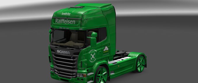 Skins Raiffeisen Scania Eurotruck Simulator mod