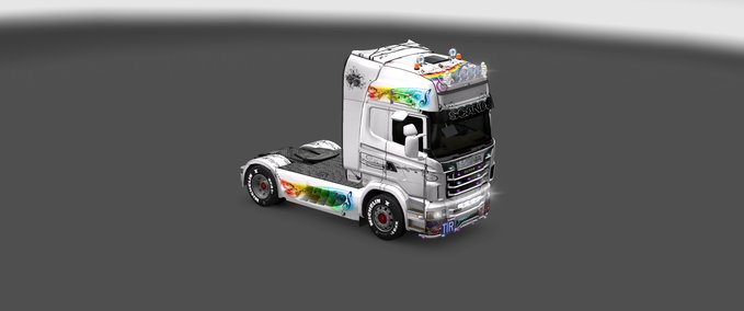 Skins Scania Music skin Eurotruck Simulator mod