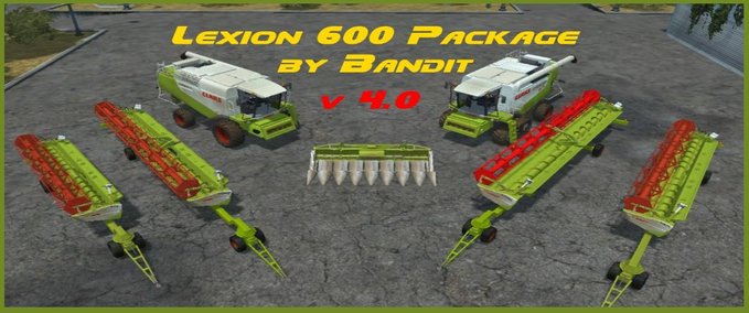 Lexion Lexion600 Pack  Landwirtschafts Simulator mod