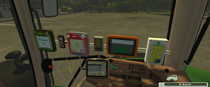 farming simulator control panel