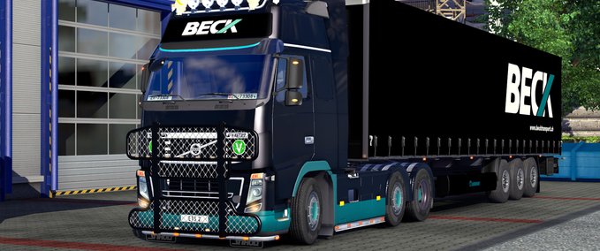 Skins Volvo Beck Transporte Eurotruck Simulator mod