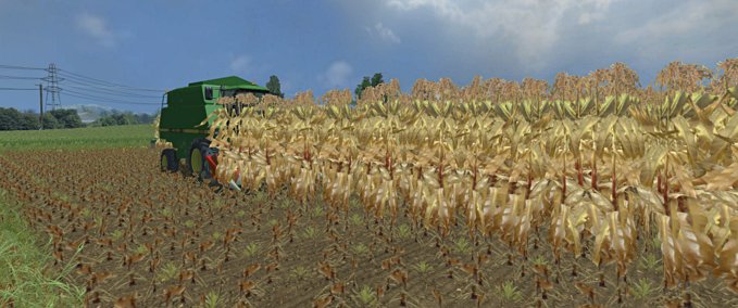 Texturen Gold maize Landwirtschafts Simulator mod