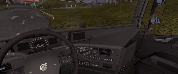 Interieurs Volvo Fh16 Schwarzes Eurotruck Simulator mod