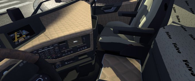 Interieurs New Volvo FH4 Leather Eurotruck Simulator mod