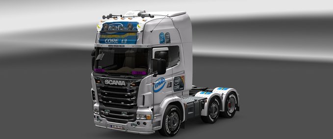 Skins Scania intel  Eurotruck Simulator mod