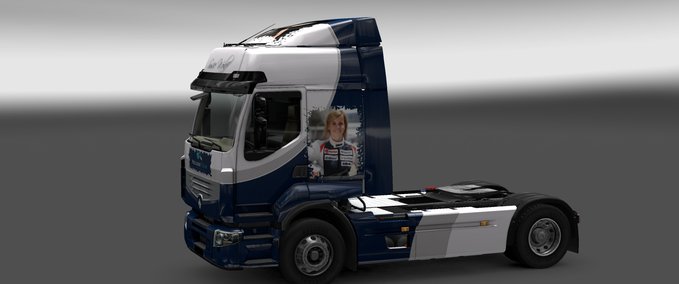 Skins Williams F1 Team Susie Wulff edition Eurotruck Simulator mod