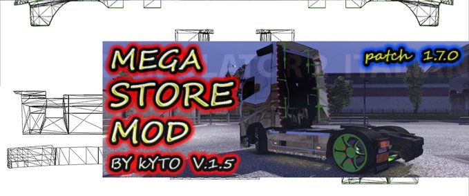 Trucks Template Mega Store  Eurotruck Simulator mod
