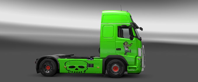 Skins Halloween truck Eurotruck Simulator mod