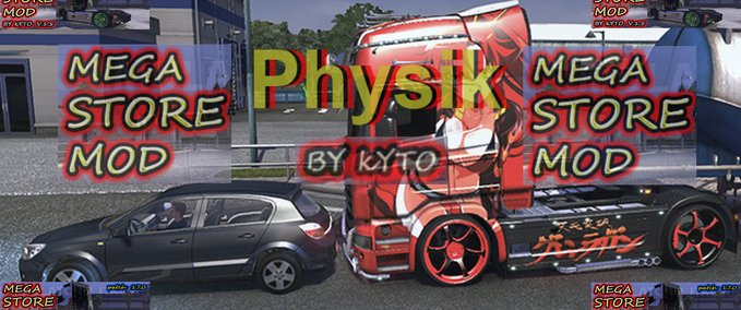 Fahrphysik Physik  für alle Chassis für MEGA STORE Eurotruck Simulator mod