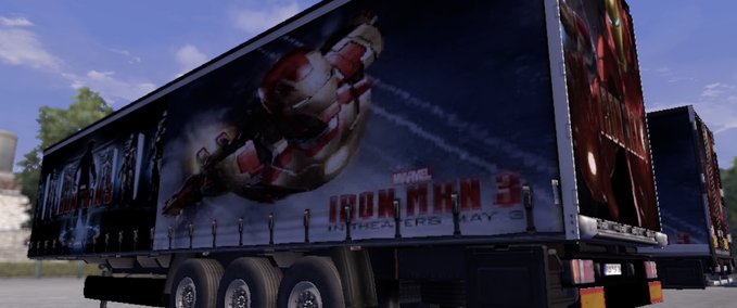 Skins IRON MAN TRAILER Eurotruck Simulator mod