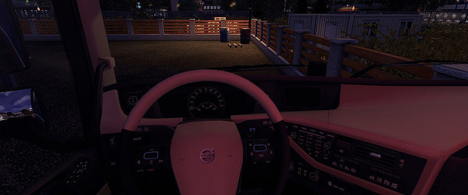 Interieurs Volvo FH2013 Interior Light Eurotruck Simulator mod