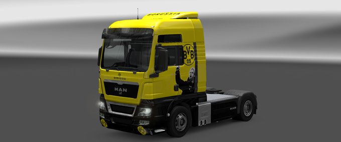 Skins BVB Skin für MAN Eurotruck Simulator mod