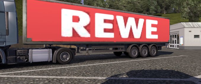Trailer REWE Anhänger Eurotruck Simulator mod