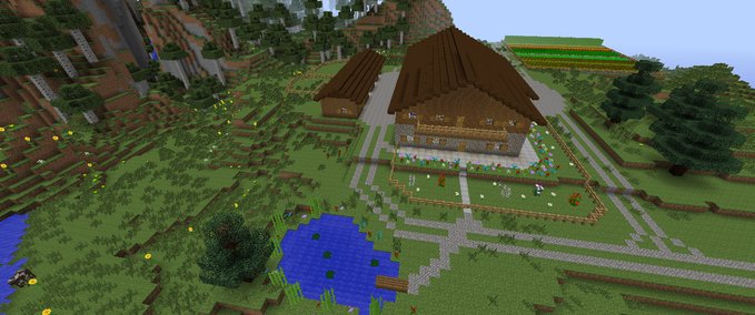 Maps Alpen Bauernhof  Minecraft mod