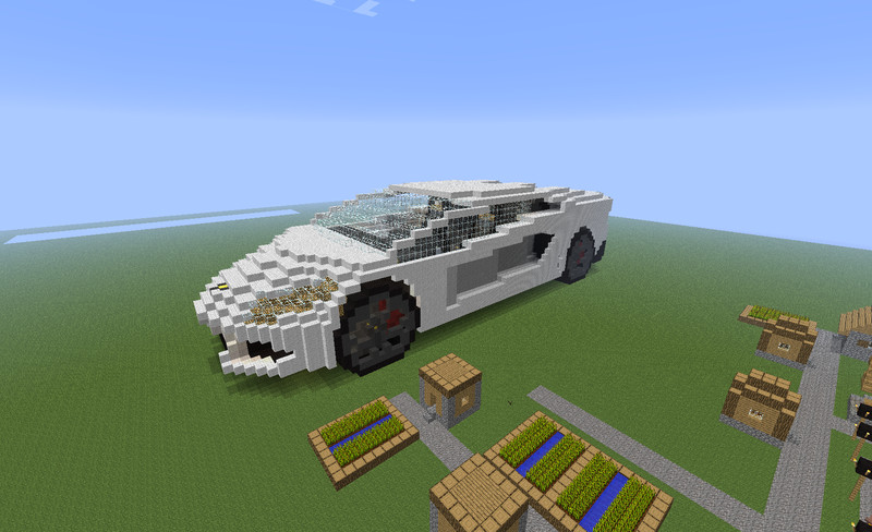 Minecraft: Lamborghini Aventador v  Maps Mod für Minecraft