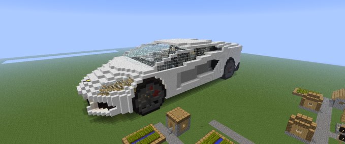 Maps Lamborghini Aventador Minecraft mod