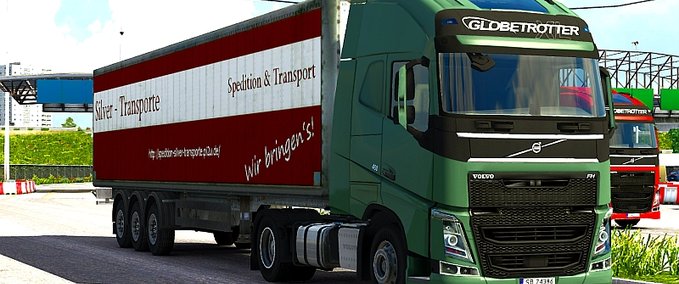 Skins Spedition SIlver Trailer Eurotruck Simulator mod