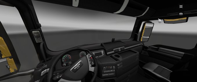 Interieurs Schwarzer Traum MAN TGX Eurotruck Simulator mod