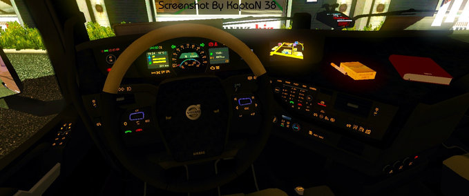 Interieurs Neue Konsole für Volvo FH 2013 Eurotruck Simulator mod