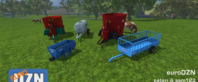 Ladewagen Livestock Feeding Equipment Landwirtschafts Simulator mod