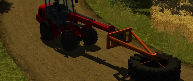 Frontlader Kehrreifen Landwirtschafts Simulator mod