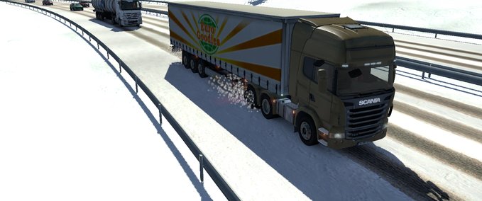 Maps Winter Mod Eurotruck Simulator mod