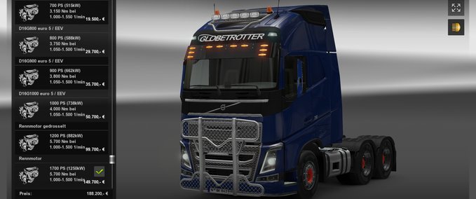 Mods HeavyLoadsandEngines Eurotruck Simulator mod