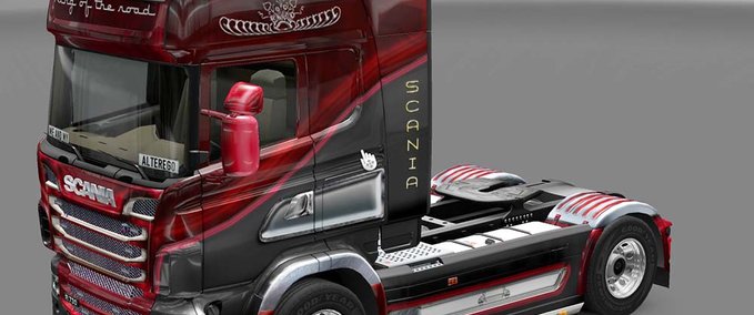 Skins King of the road Eurotruck Simulator mod