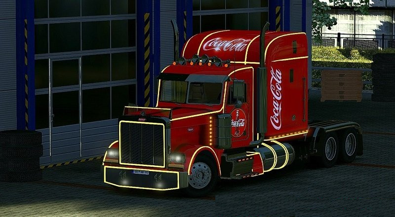 Ets 2 Peterbilt 379 Coca Cola Truck V 1 8 Peterbuilt Mod