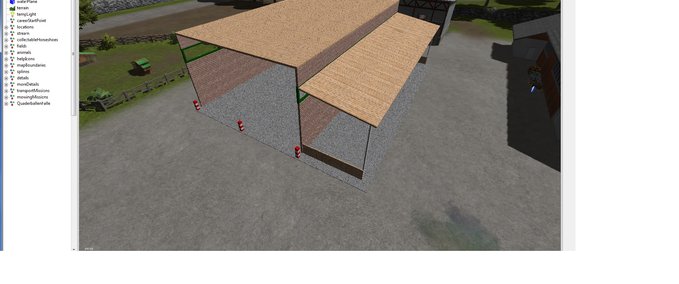 Gebäude Quaderballenhalle Landwirtschafts Simulator mod
