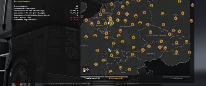 Sonstige Städte und Garagen Save Eurotruck Simulator mod