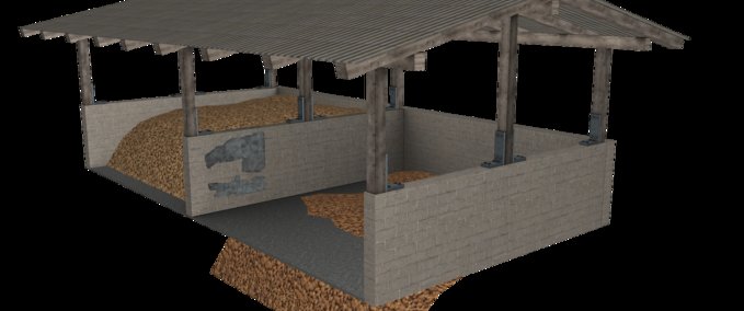 Gebäude mit Funktion Kartoffel und Rüben Lager Landwirtschafts Simulator mod