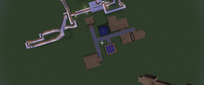 Maps Achterbahn und Dorf Minecraft mod