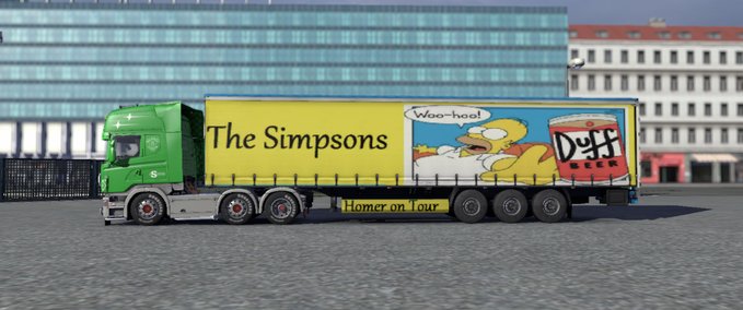 Trailer The Simpsons Trailer Eurotruck Simulator mod