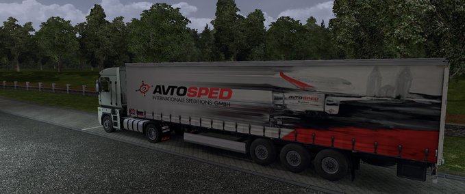 Standalone-Trailer AVTOSPED Trailer Standalone Eurotruck Simulator mod