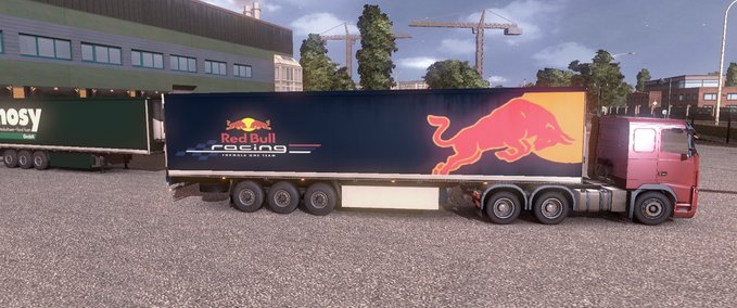 Standalone-Trailer Red Bull Trailer Standalone Eurotruck Simulator mod