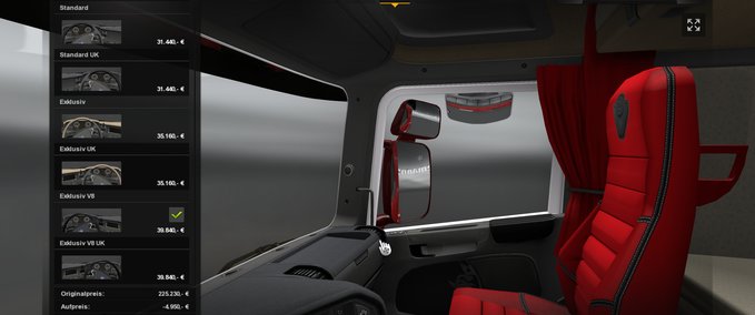 Interieurs Scania Streamline Interior  Eurotruck Simulator mod