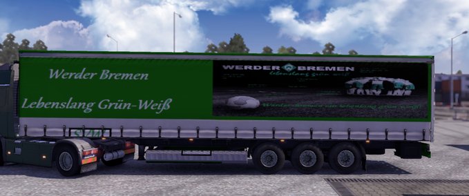 Trailer SV Werder Bremen Trailer  Eurotruck Simulator mod