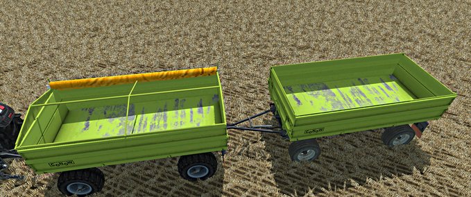 Drehschemel Conow Hw80 mit Plane Landwirtschafts Simulator mod
