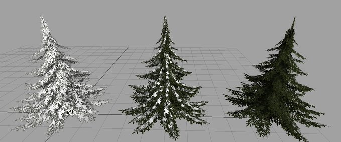 Objekte Tannenbaum mit Schnee Landwirtschafts Simulator mod