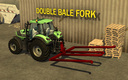 Double-bale-fork