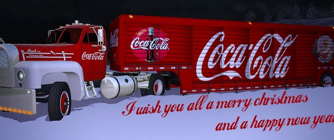 Mack B61 Coca Cola christmas Mod Image