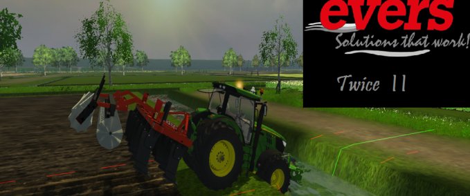 Pflüge Evers Twice  Landwirtschafts Simulator mod