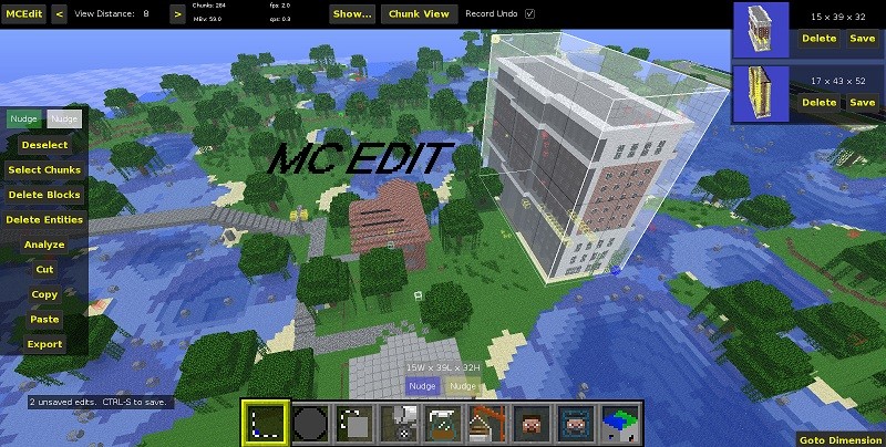 Minecraft Mcedit V 1 7 Tools Mod Fur Minecraft Modhoster Com