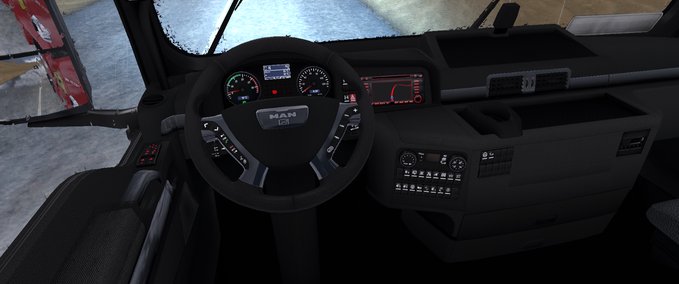Interieurs Rote Tasten Eurotruck Simulator mod
