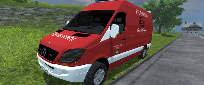 Feuerwehr GW Mess Auf Sprinter Landwirtschafts Simulator mod