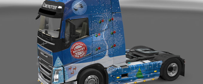 Skins Winter Volvo Eurotruck Simulator mod