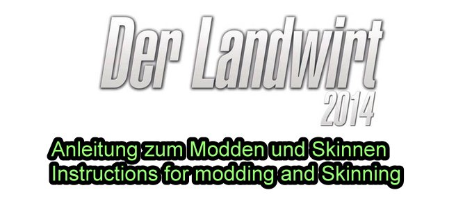 Others Instructions for modding and skinning Professional Farmer 2014 mod